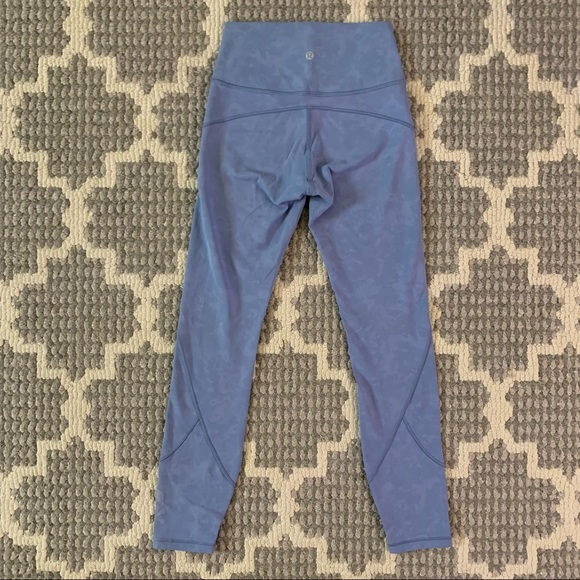 Lululemon In Movement Tights - Oasis Blue Cloudwash - Picture 3 of 6